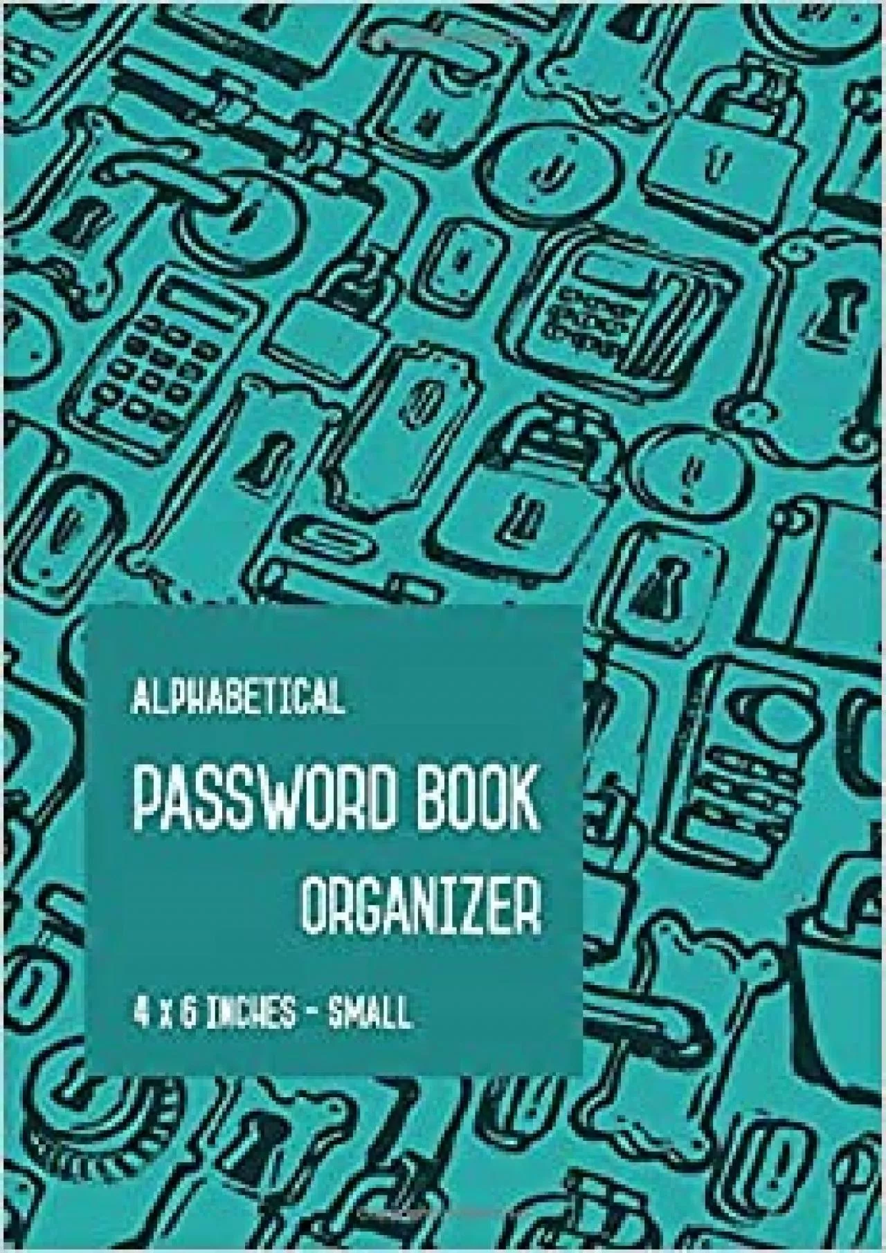 (BOOS)-Small Password Book Alphabetical 4x6 Mini Login Notebook Organizer with Tabs |