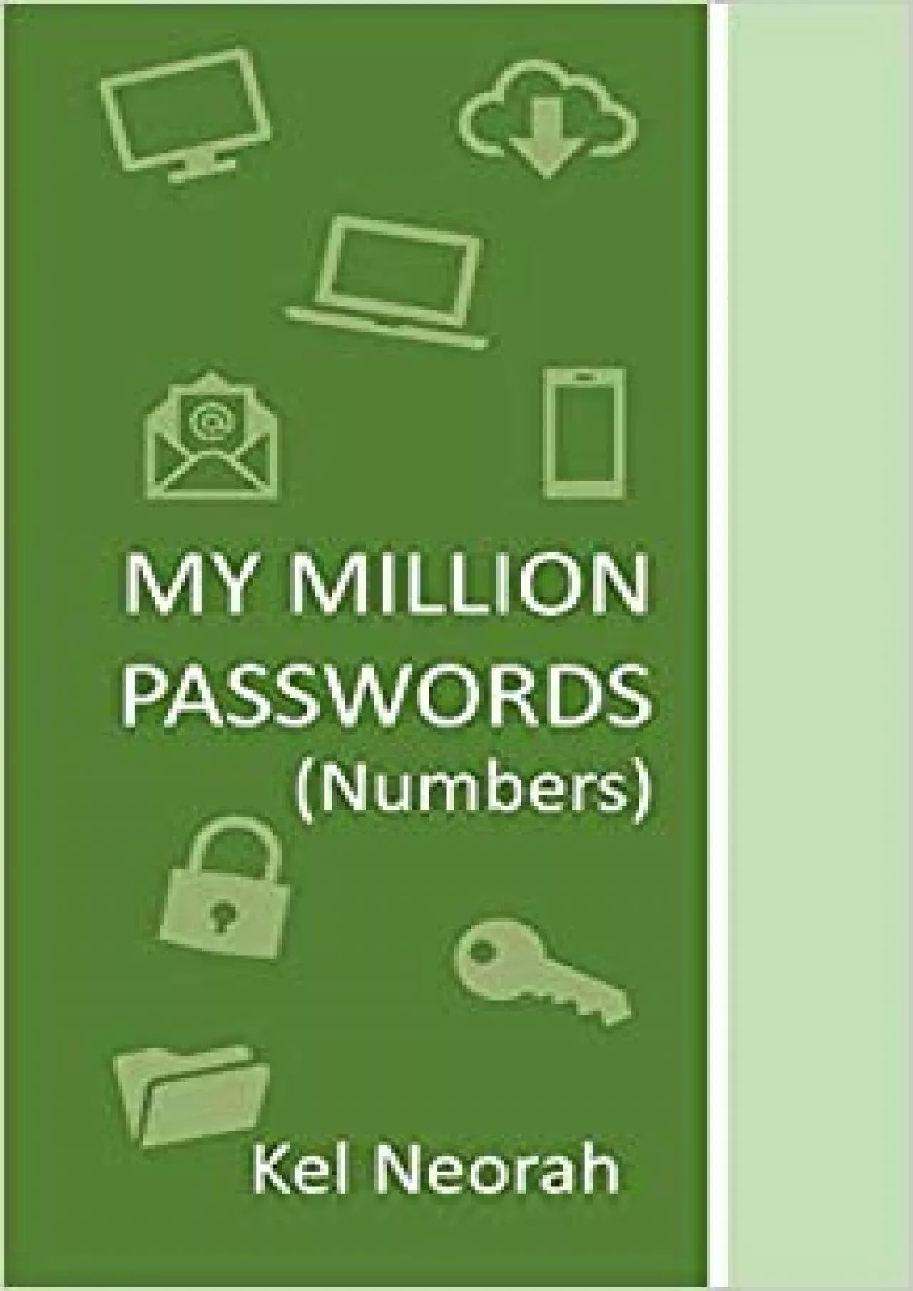 (EBOOK)-My Million Passwords (Numbers) A journal with 8x8 grids of numbers for all your