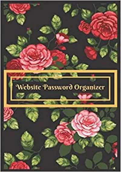 (BOOS)-Website Password Organizer Internet Password Journal Personal Organizer Book For Passwords To Remember Helpful Notebook For Website Internet Organizer