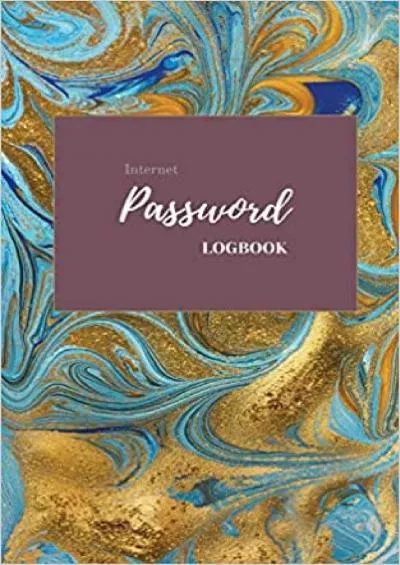 (BOOS)-Internet Password Logbook Alphabetical Organizer Notebook Internet Login Journal
