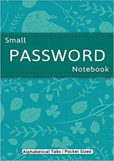 (BOOK)-Small Password Notebook Internet Password Logbook With Alphabetical Tabs