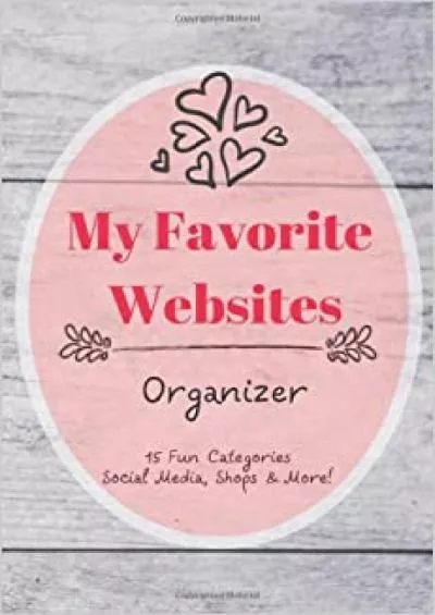 (BOOS)-My Favorite Websites Organizer A Password Book with 15 Fun Categories