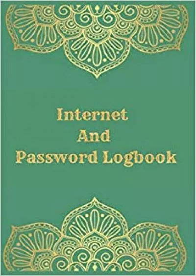 (BOOS)-Internet And Password Logbook Vol 24 Password Keeper Notebook Organizer Small Notebook For Passwords Journal Username and Password Notebooks Logbook Journals For Girls