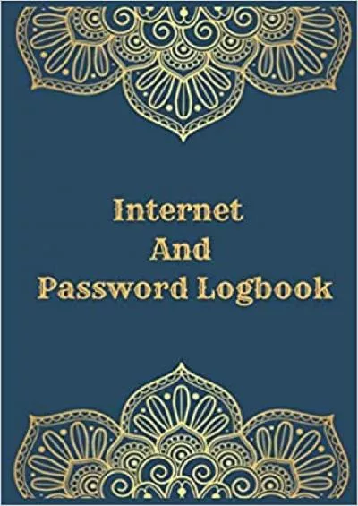 (EBOOK)-Internet And Password Logbook Vol 9 Password Keeper Notebook Organizer Small Notebook