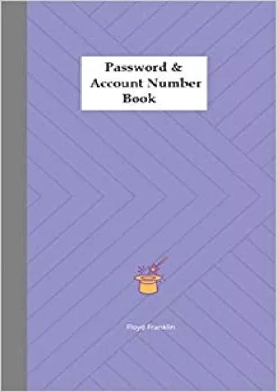 (BOOS)-Password & Account Number Book Never forget the password again (Password Book)