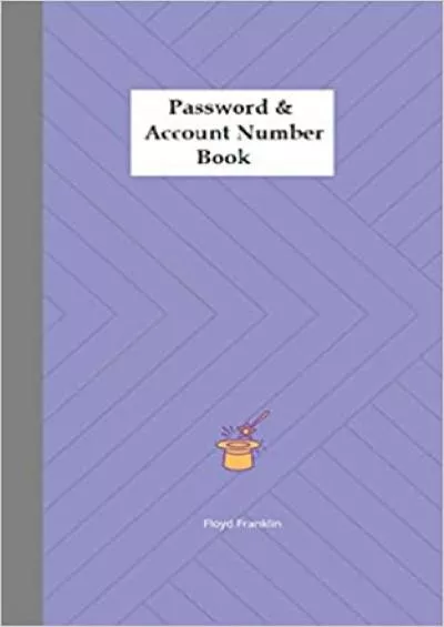 (EBOOK)-Password & Account Number Book Never forget the password again