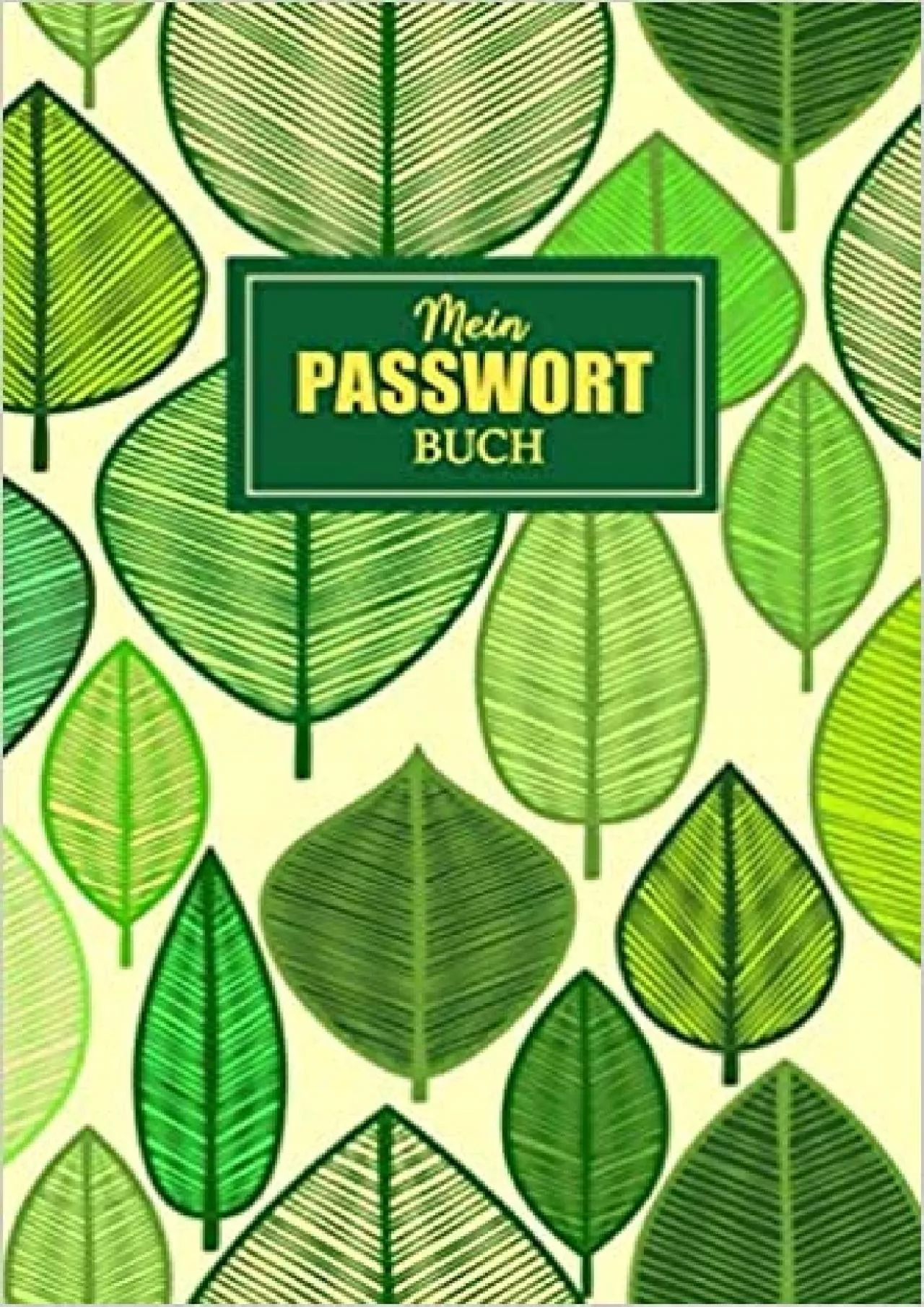 (BOOK)-Mein Passwort Buch Offline Passwort-Organizer mit Register zum Verwalten von Passwörtern