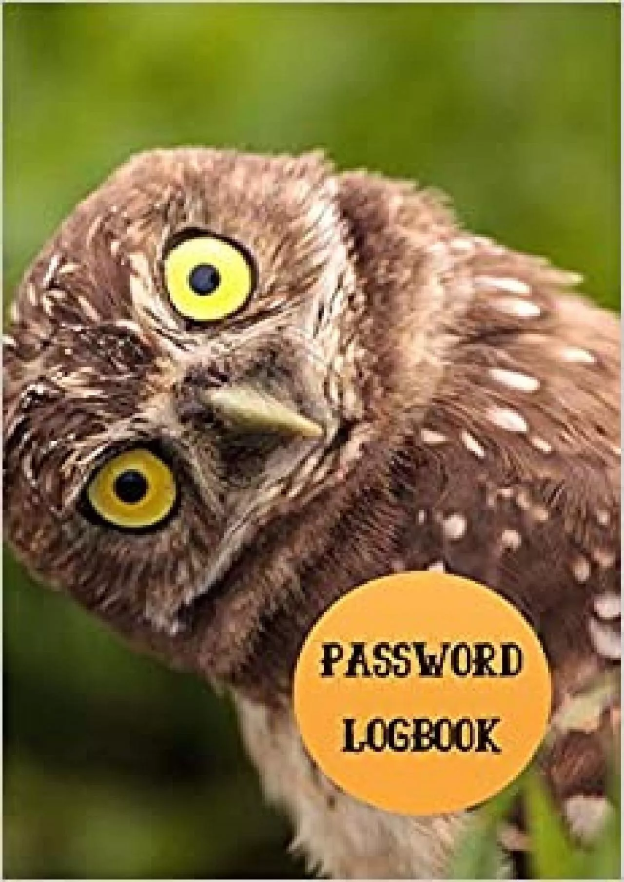 (READ)-Password Logbook Owl Internet Password Keeper With Alphabetical Tabs | Handy Size