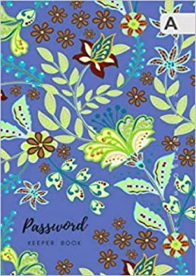 (DOWNLOAD)-Password Keeper Book 4x6 Mini Login Notebook Organizer with A-Z Alphabetical