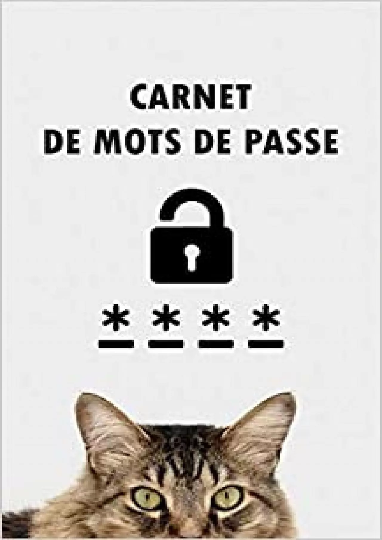(READ)-Carnet De Mots De Passe Cahier Code Secret Mot De Passe Internet En Francais a5
