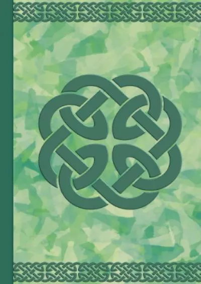 [READ]-Small Password Book: 4\' x 6\' Password Notebook - Green Celtic Knot Design - Purse