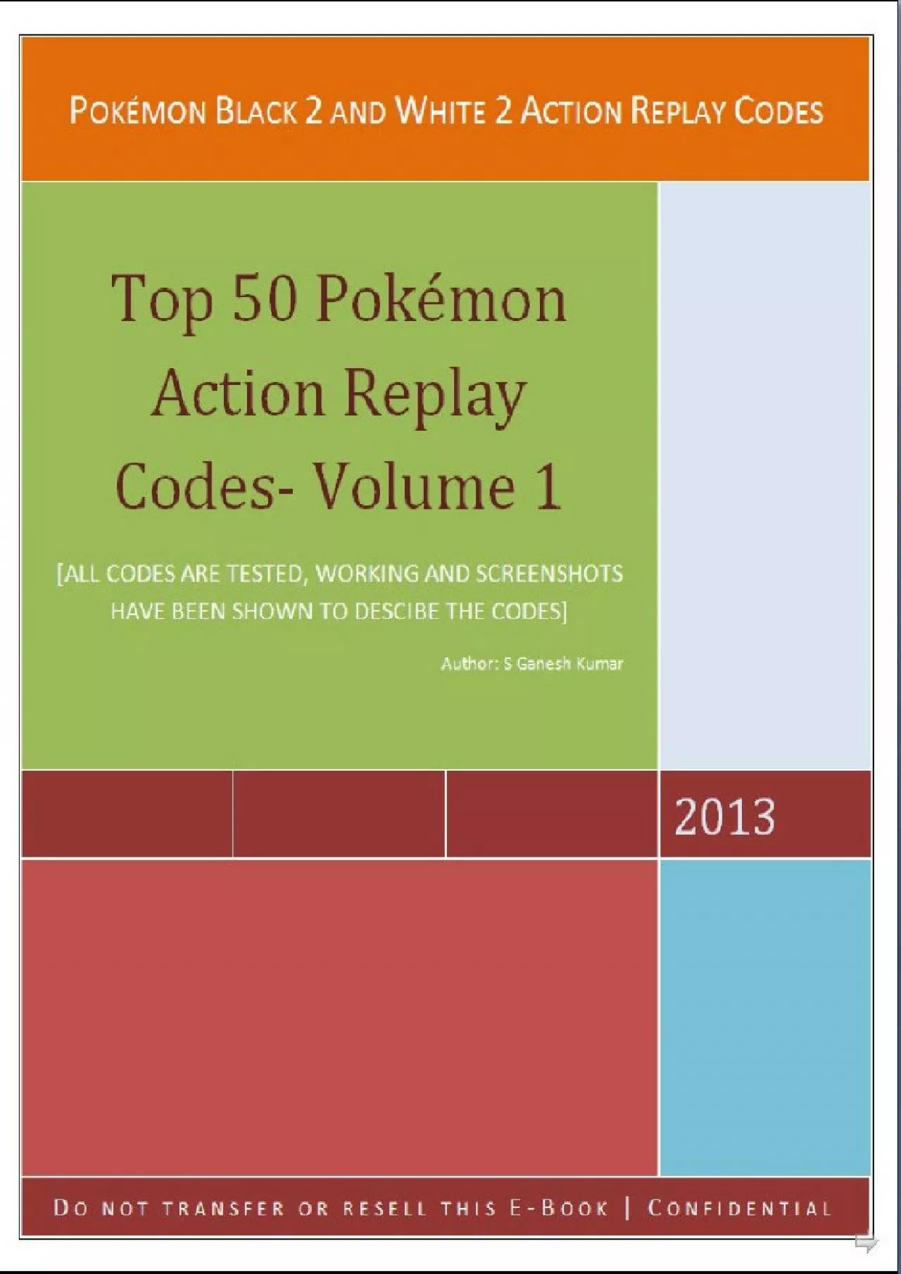(DOWNLOAD)-Pokemon Black 2 and White 2 Action Replay Code (Top 50 pokemons Action Replay