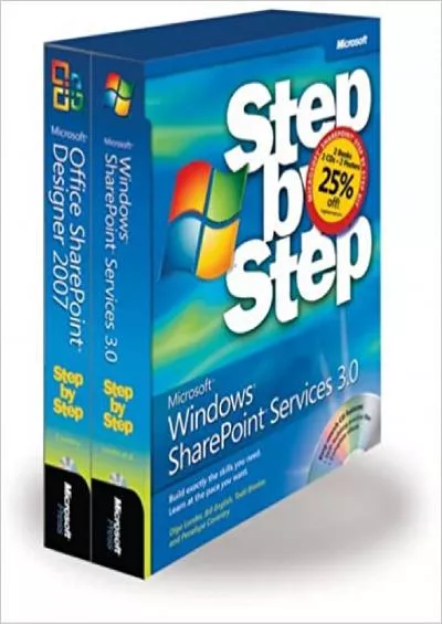 (DOWNLOAD)-The Microsoft® SharePoint® Step by Step Kit Microsoft Windows® SharePoint Services 30 Step by Step and Microsoft Office SharePoint Designer 2007 (Business Skills)