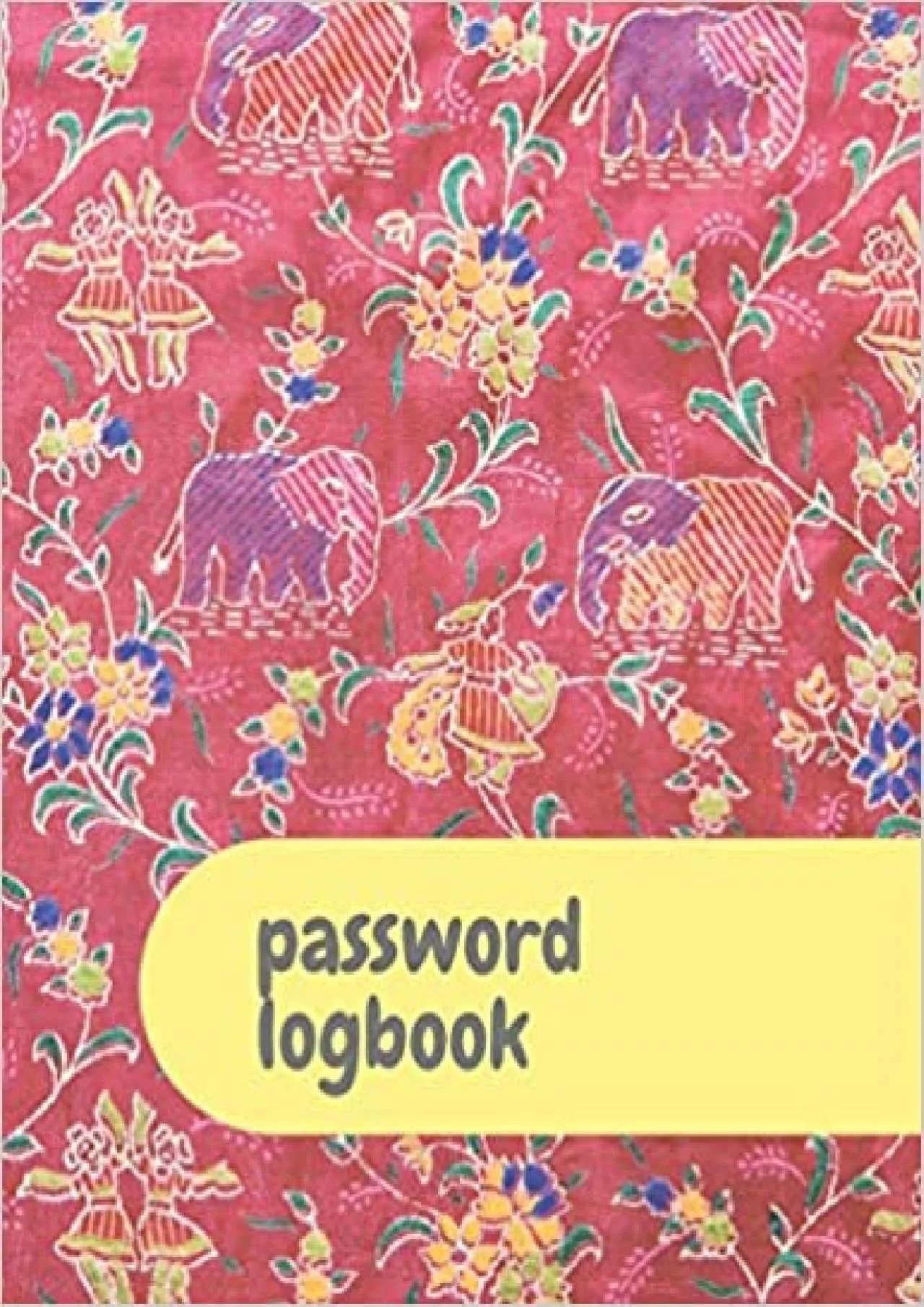 (READ)-Password Logbook Elephant Internet Password Keeper With Alphabetical Tabs | Large-print