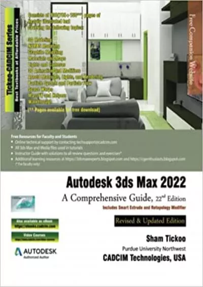 (EBOOK)-Autodesk 3ds Max 2022 A Comprehensive Guide 22nd Edition