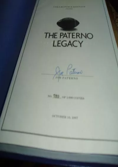 (BOOK)-The Paterno Legacy