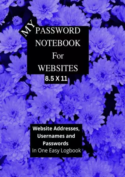 [FREE]-My Password Notebook for Websites 8 x 11