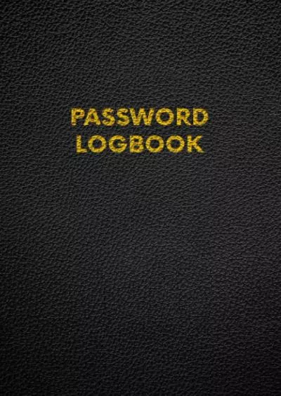 (READ)-Password Logbook: Email Address and Password Book for Men - Alphabetical Order