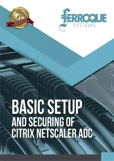 (READ)-Basic Setup and Securing of Citrix NetScaler ADC