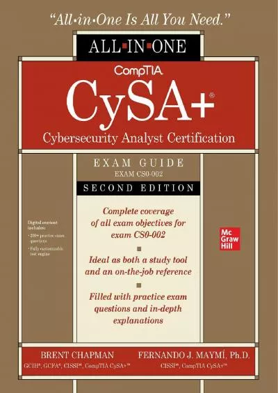 [PDF]-CompTIA CySA+ Cybersecurity Analyst Certification All-in-One Exam Guide, Second Edition (Exam CS0-002)