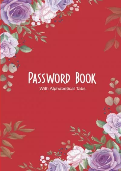 (DOWNLOAD)-Password Book With Alphabetical Tabs: Password Logbook, Small Password Journal