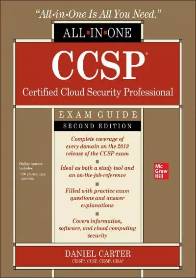 [READ]-CCSP Certified Cloud Security Professional All-in-One Exam Guide, Second Edition