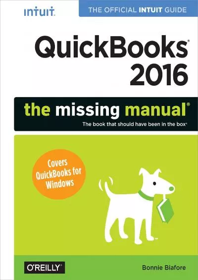(EBOOK)-QuickBooks 2016: The Missing Manual: The Official Intuit Guide to QuickBooks 2016