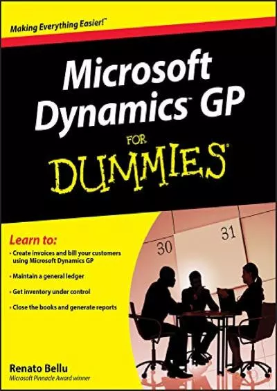 (BOOS)-Microsoft Dynamics GP For Dummies