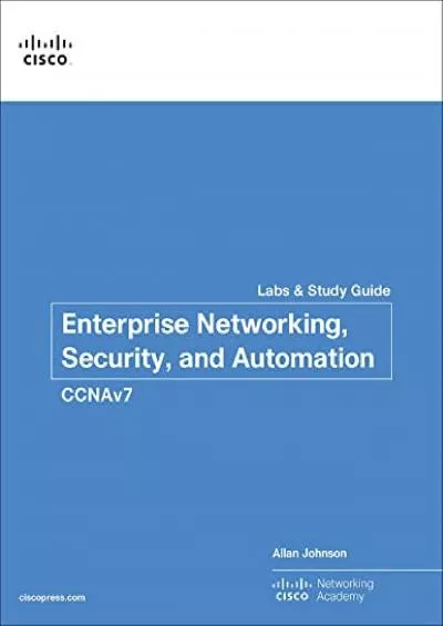 [FREE]-Enterprise Networking, Security, and Automation Labs and Study Guide (CCNAv7) (Lab Companion)