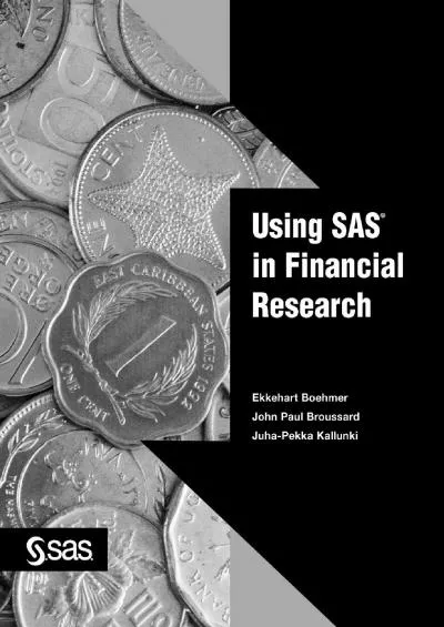 (READ)-Using SAS in Financial Research