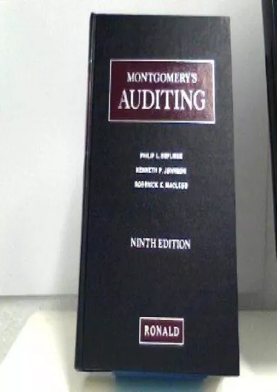 (EBOOK)-Montgomery\'s Auditing