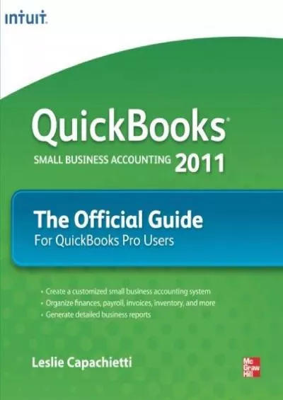 (BOOK)-QuickBooks 2011 The Official Guide