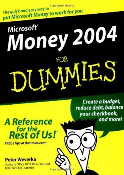 (DOWNLOAD)-Microsoft Money 2004 For Dummies