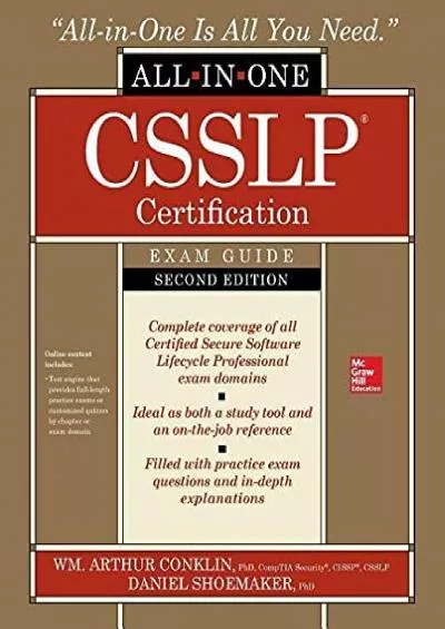 [READ]-CSSLP Certification All-in-One Exam Guide, Second Edition