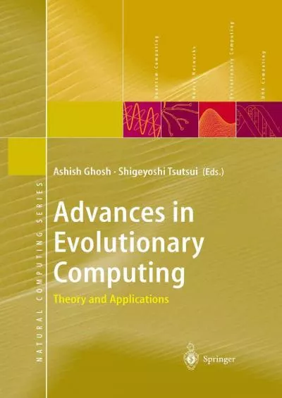 (EBOOK)-Advances in Evolutionary Computing