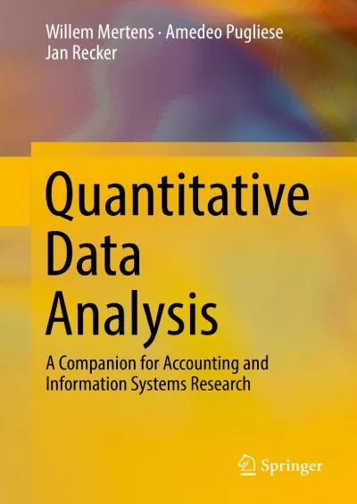 (BOOK)-Quantitative Data Analysis: A Companion for Accounting and Information Systems Research