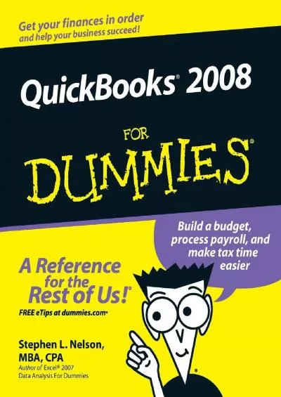 (READ)-QuickBooks 2008 For Dummies