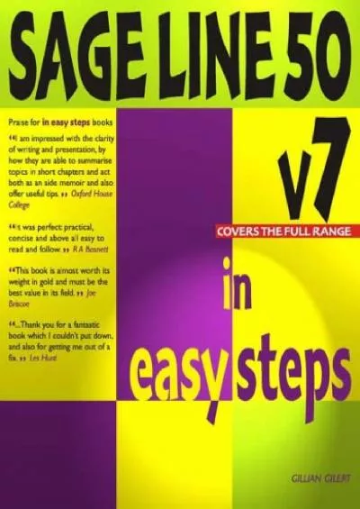 (BOOK)-Sage Line 50 V7 in Easy Steps