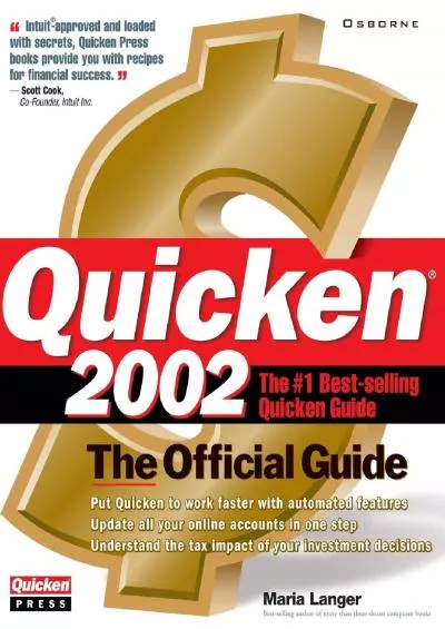 (BOOK)-Quicken(R) 2002: The Official Guide