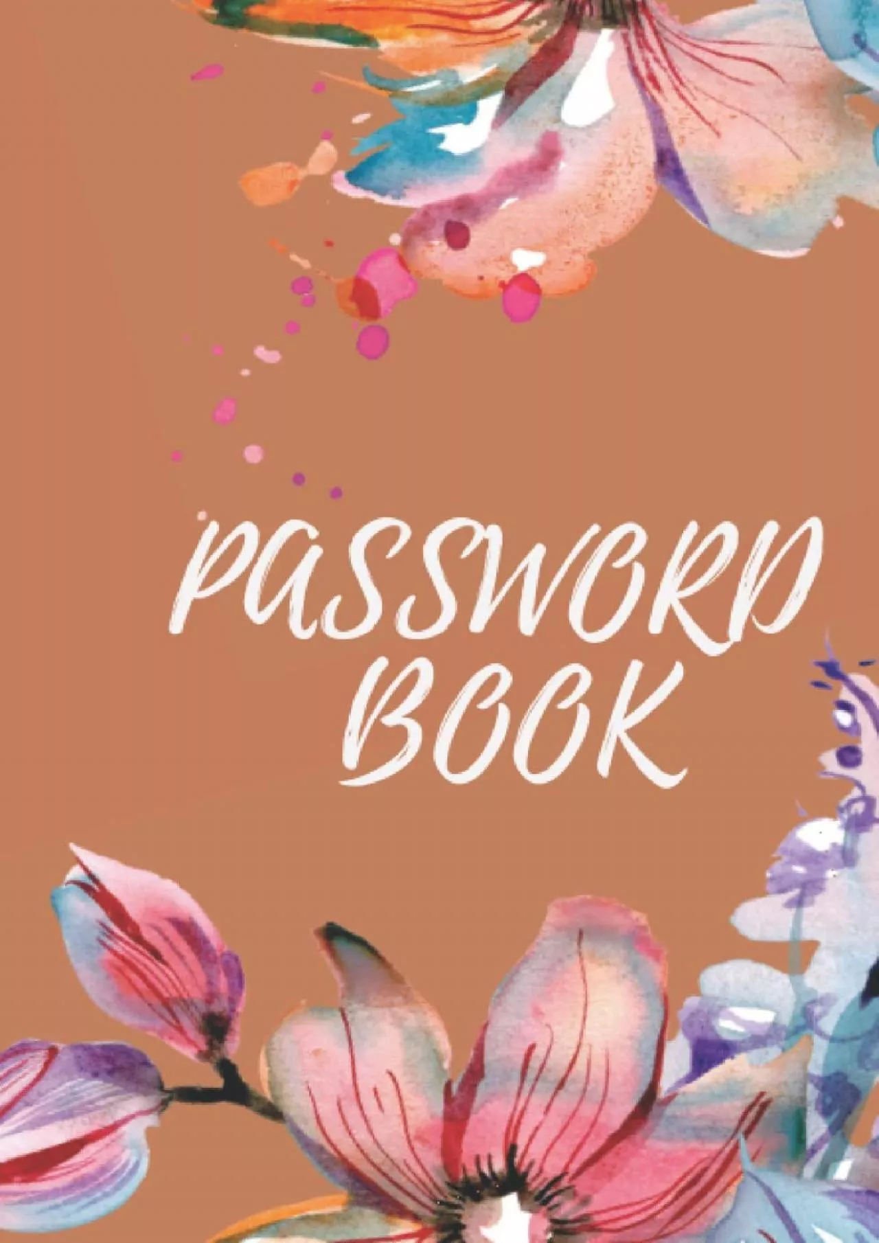 PDF-(BOOS)-Password book: HARDCOVER Password Journal, Keeper Log Book With A-Z Alphabetical