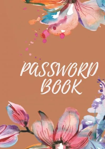 (BOOS)-Password book: HARDCOVER Password Journal, Keeper Log Book With A-Z Alphabetical Tabs, Internet Password organizer for Login, Email Addresses and Passwords
