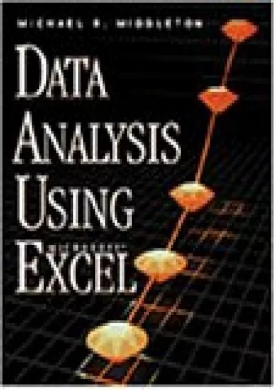(BOOK)-Data Analysis Using Microsoft Excel: Updated for Office 97