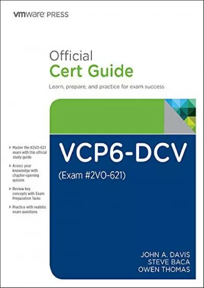 [FREE]-VCP6-DCV Official Cert Guide (Exam 2V0-621) (VMware Press Certification)