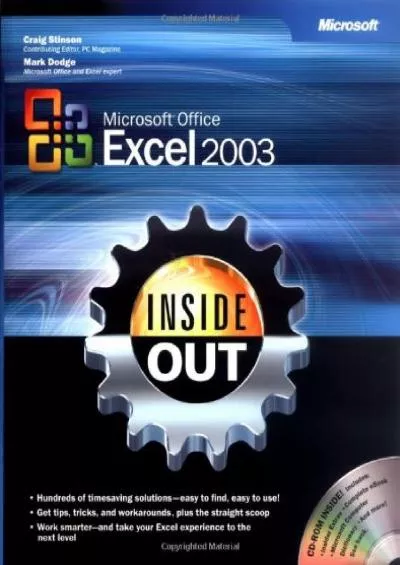 (READ)-Microsoft® Office Excel 2003 Inside Out (MICROSOFT OFFICE EXCEL INSIDE OUT)