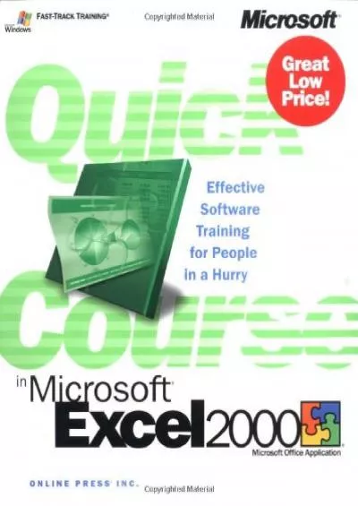 (READ)-Quick Course® in Microsoft® Excel 2000