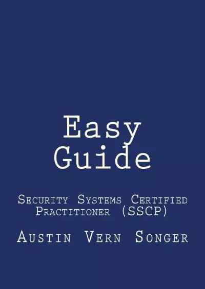 [FREE]-Easy Guide: Security Systems Certified Practitioner (SSCP)