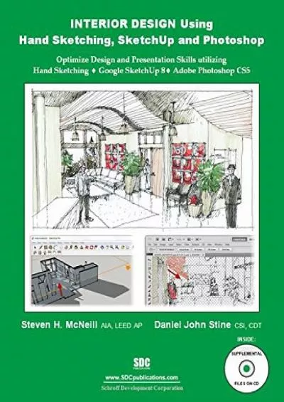 (EBOOK)-Interior Design Using Hand Sketching, SketchUp and Photoshop