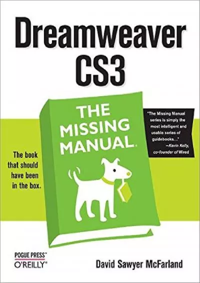 (BOOS)-Dreamweaver CS3: The Missing Manual