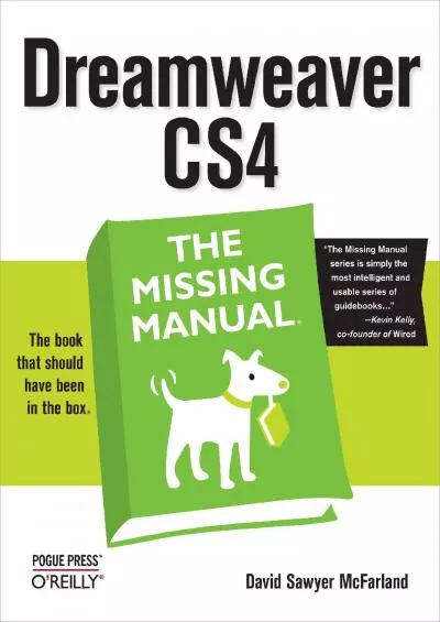 (READ)-Dreamweaver CS4: The Missing Manual (Missing Manuals)