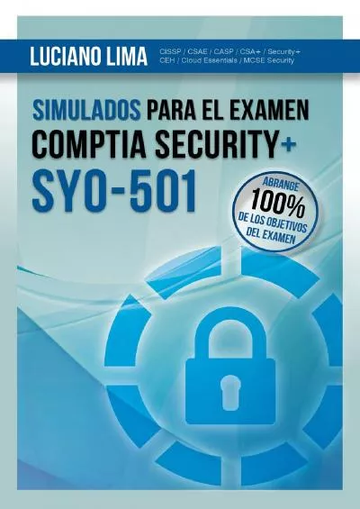 [READING BOOK]-Simulados para el examen CompTIA Security+ SY0-501 (Spanish Edition)